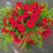 Forty red roses