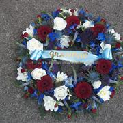 Claret and Blue Loose wreath (Aston Villa)