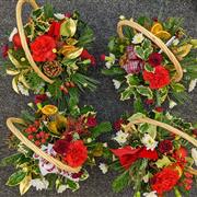 Christmas florist choice basket