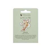  Flowers  Giraffe Pin Badge