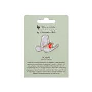 Flying Robin Pin Badge
