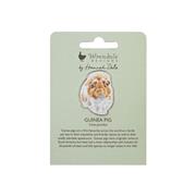 &#39;Grinny Pig&#39; Guinea Pig Pin Badge