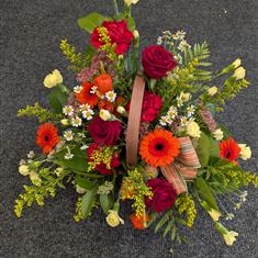 Autumnal Basket Arrangement