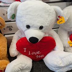 Large 50cm White Bear